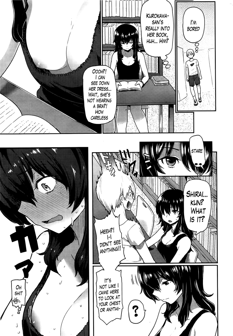 Hentai Manga Comic-The Quiet Girl in the Library-Read-3